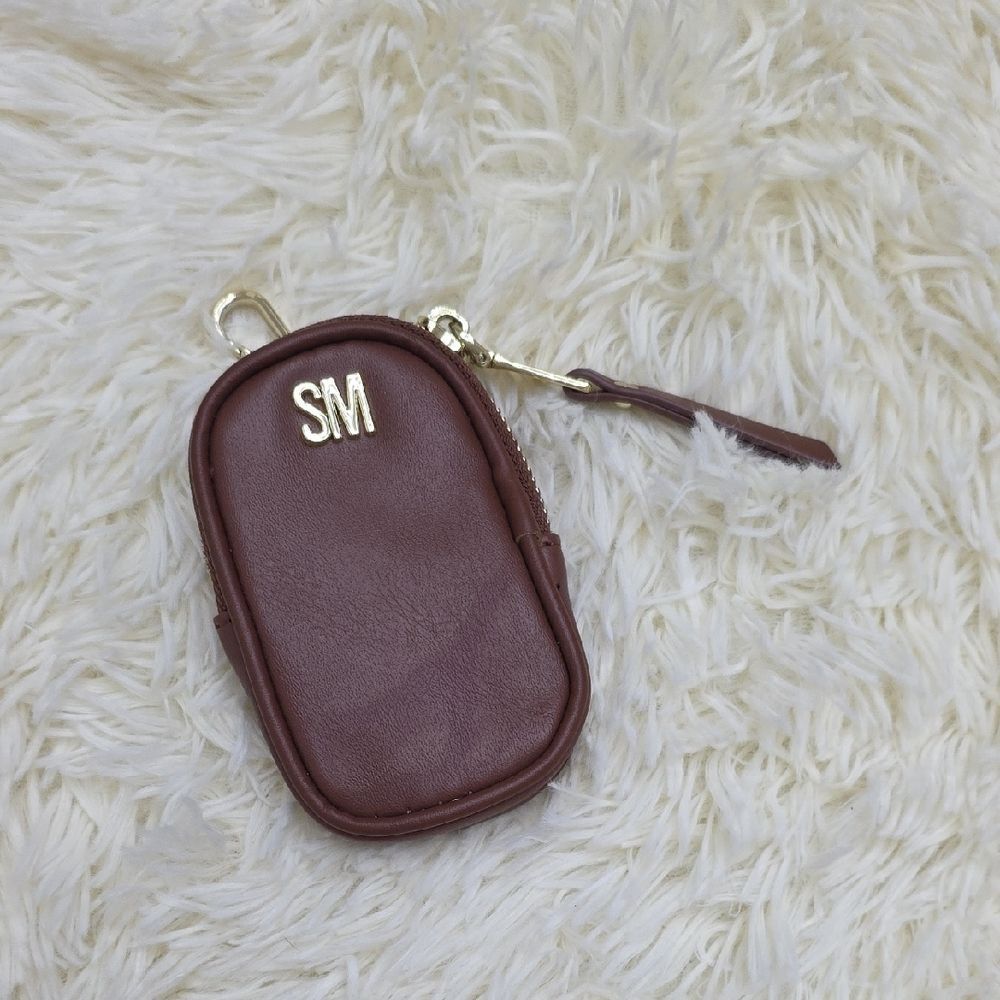 5 For $25 Steve Madden Brown Leather Keychain Pouch